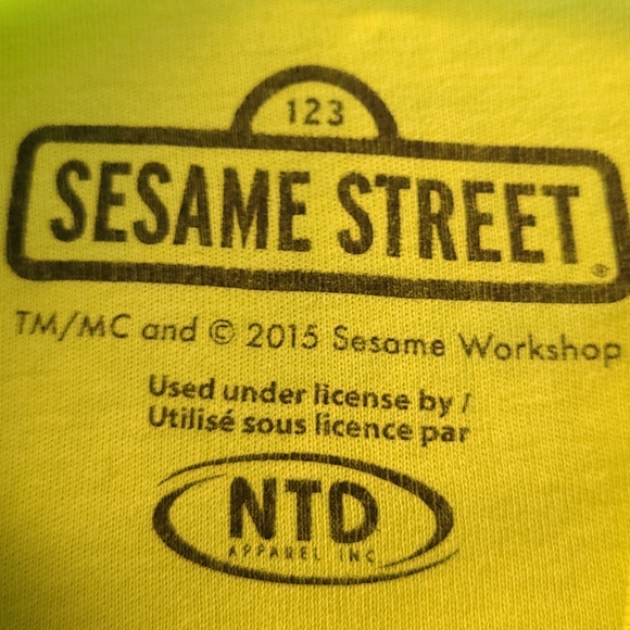 Sesame Street Oscar The Grouch short sleeved onesie/bodysuit - Picture 2 of 3